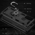 Custodia antiurto TPU e PC con supporto rotante Redmi 10