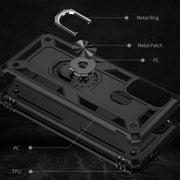 Custodia per telefono antiurto in TPU + PC con supporto girevole a 360 gradi, For Motorola Moto G60s, For Xiaomi Redmi 10