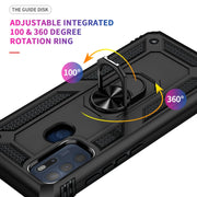 Custodia per telefono antiurto in TPU + PC con supporto girevole a 360 gradi, For Motorola Moto G60s, For Xiaomi Redmi 10