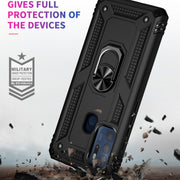 Custodia per telefono antiurto in TPU + PC con supporto girevole a 360 gradi, For Motorola Moto G60s, For Xiaomi Redmi 10