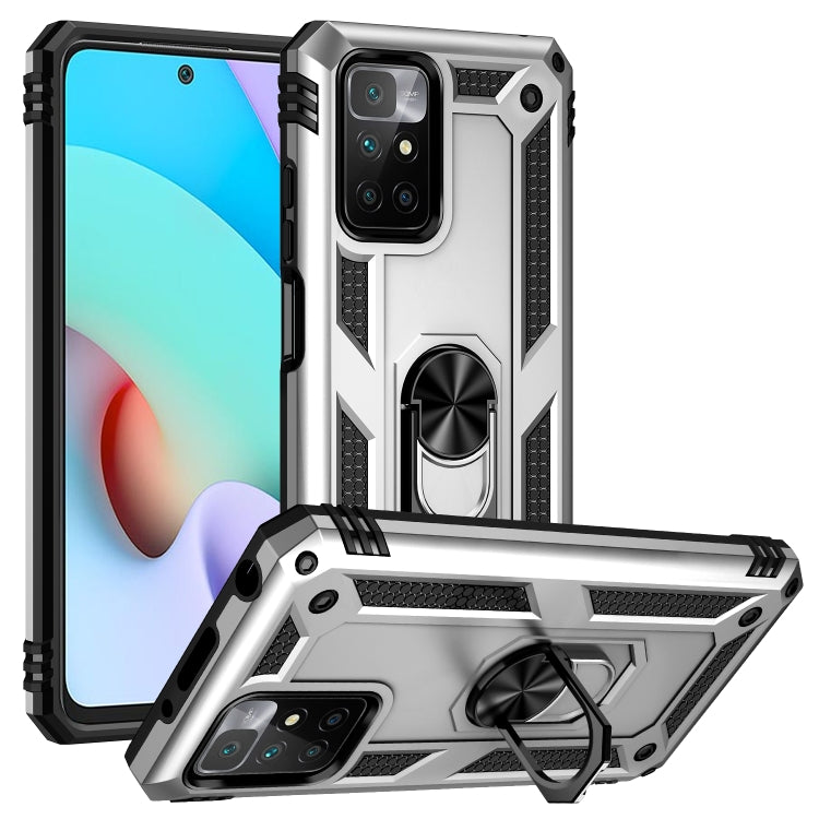 Custodia antiurto TPU e PC con supporto rotante Redmi 10