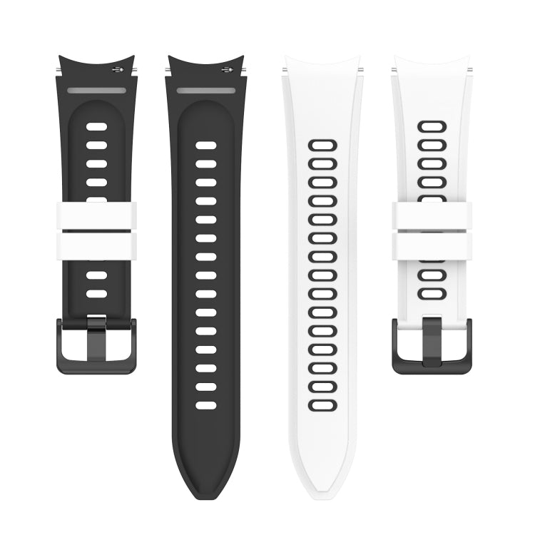Cinturino in silicone bicolore, For Samsung Galaxy Watch4 Classic 42mm / 46mm