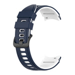 Cinturino in silicone bicolore, For Samsung Galaxy Watch4 Classic 42mm / 46mm