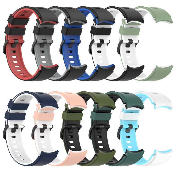 Cinturino in silicone bicolore, For Samsung Galaxy Watch4 Classic 42mm / 46mm