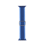 Cinturino in nylon intrecciato a righe regolabile per serie Apple Watch, 7 41mm / 6&SE&5&4 40mm / 3&2&1 38mm