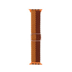 Cinturino in nylon intrecciato a righe regolabile per serie Apple Watch, 7 41mm / 6&SE&5&4 40mm / 3&2&1 38mm