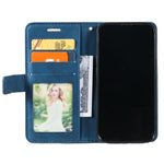 Custodia portafoglio in pelle flip per iPhone 13, 13 Pro, 13 Pro