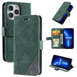 Custodia portafoglio in pelle flip per iPhone 13, 13 Pro, 13 Pro