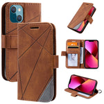 Custodia portafoglio in pelle flip per iPhone 13, 13 Pro, 13 Pro