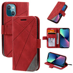 Custodia portafoglio in pelle flip per iPhone 13, 13 Pro, 13 Pro