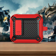 Bumblebee Custodia protettiva per auricolari in fibra di carbonio con interruttore per AirPods 3, For AirPods 3