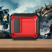 Bumblebee Custodia protettiva per auricolari in fibra di carbonio con interruttore per AirPods 3, For AirPods 3