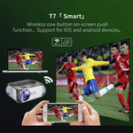 Proiettore LED HD 1920x1080P 200 ANSI portatile T7