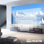 Proiettore LED HD 1920x1080P 200 ANSI portatile T7