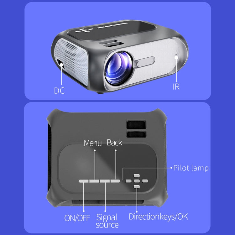 Proiettore portatile LED Full HD 1920x1080 200 ANSI