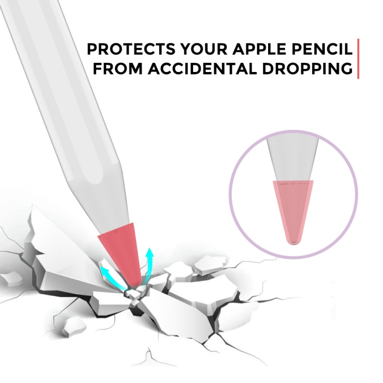 8 PCS / Set Stoyobe Universal Cap pennino in silicone per Apple Pencil 1/2