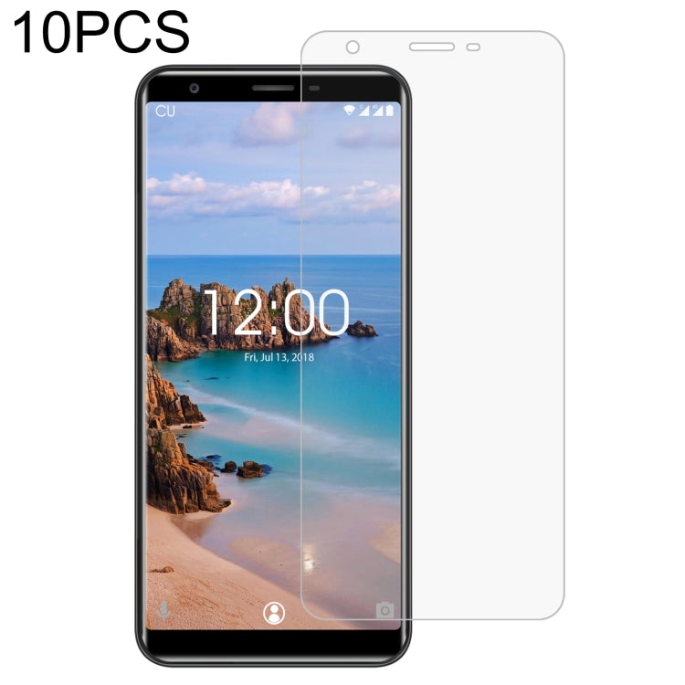 10 pellicole in vetro temperato da 0,26 mm 9H 2,5D, For Oukitel C11 (10 PCS), For Smartisan Nut Pro 2 (10 PCS), For Sony Xperia 8 Lite (10 PCS), For Tecno Boom J8 (10 PCS), For Oukitel C11 Pro (10 PCS), For Smartisan Nut Pro 2S (10 PCS)                ...