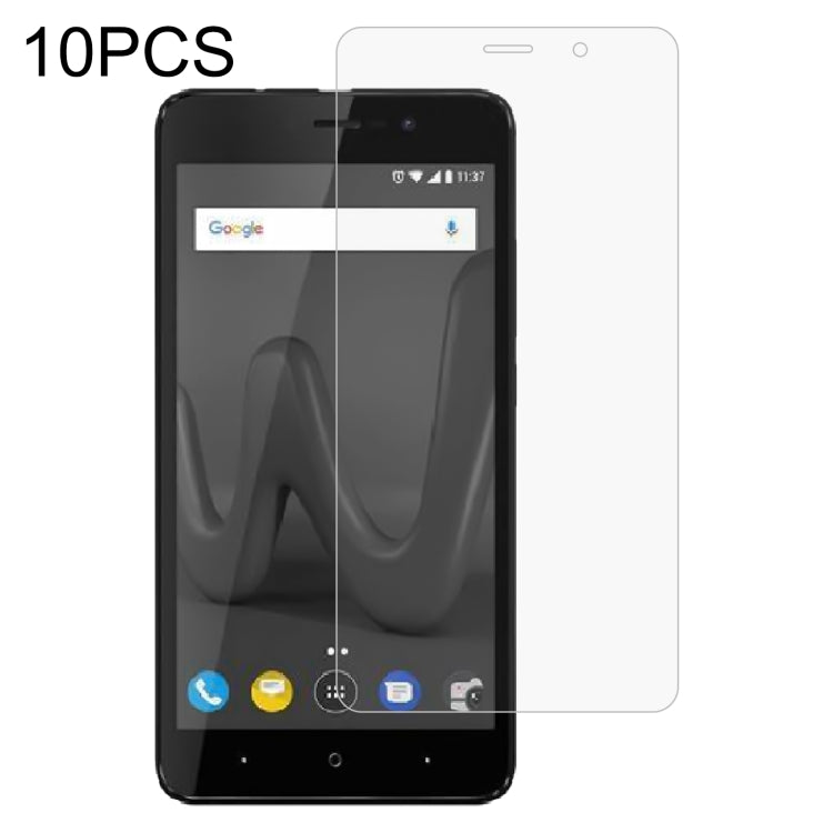 10 pellicole in vetro temperato da 0,26 mm 9H 2,5D, For Vodafone Smart N9 (10 PCS), For Wiko Harry2 (10 PCS), For Wiko Jerry 3 (10 PCS), For Wiko JERRY4 (10 PCS), For Wiko Lenny4 Plus (10 PCS), For Wiko Lenny5 (10 PCS), For Wiko PULP 4G (10 PCS)       ...