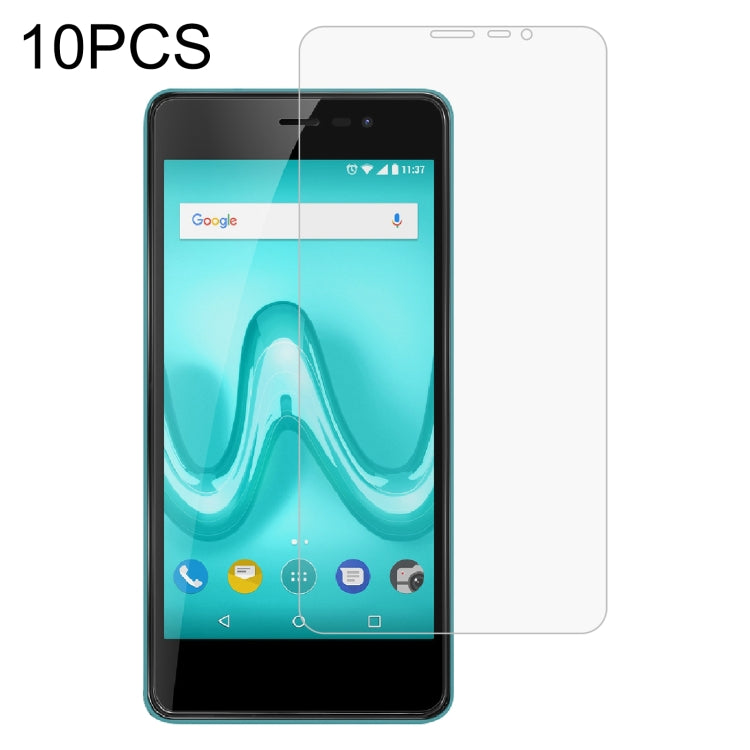 10 pellicole in vetro temperato da 0,26 mm 9H 2,5D, For Vodafone Smart N9 (10 PCS), For Wiko Harry2 (10 PCS), For Wiko Jerry 3 (10 PCS), For Wiko JERRY4 (10 PCS), For Wiko Lenny4 Plus (10 PCS), For Wiko Lenny5 (10 PCS), For Wiko PULP 4G (10 PCS)       ...
