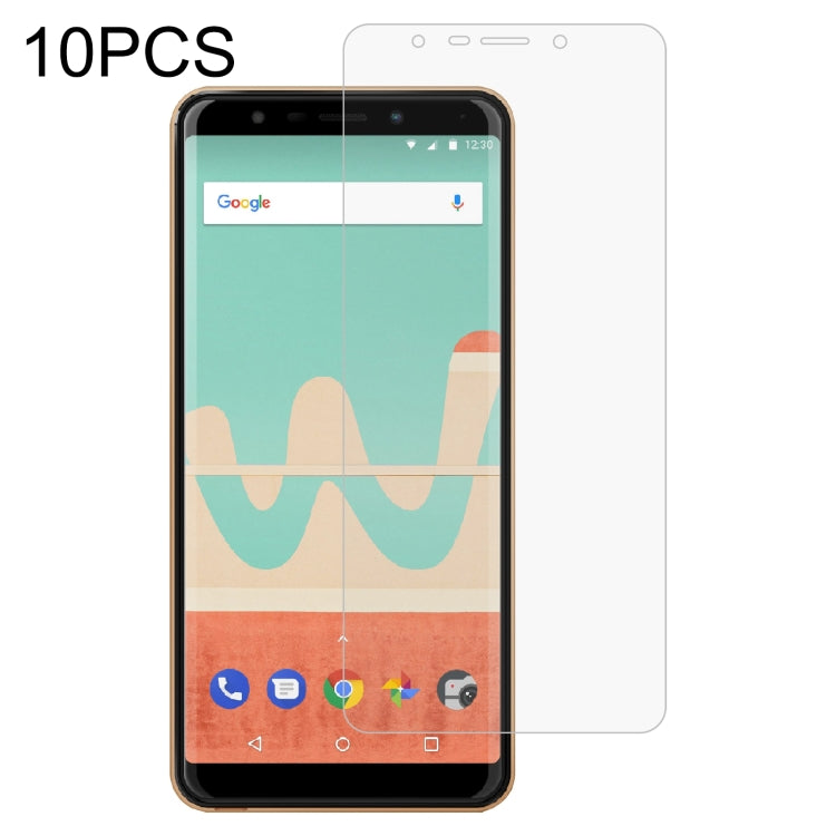 10 pellicole in vetro temperato da 0,26 mm 9H 2,5D, For Vodafone Smart N9 (10 PCS), For Wiko Harry2 (10 PCS), For Wiko Jerry 3 (10 PCS), For Wiko JERRY4 (10 PCS), For Wiko Lenny4 Plus (10 PCS), For Wiko Lenny5 (10 PCS), For Wiko PULP 4G (10 PCS)       ...