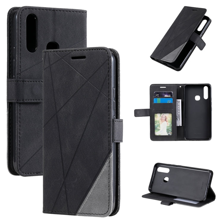 Custodia per cellulare in pelle flip con giunzione orizzontale al tatto, For vivo Y17 / Y3s / Y15 / Y12 / Y11 2019, For vivo Y20 / Y20 2021 / Y20s, For vivo Y51a / Y31 / Y51 2020, December, For vivo Y72 5G / Y52 5G / iQOO Z3