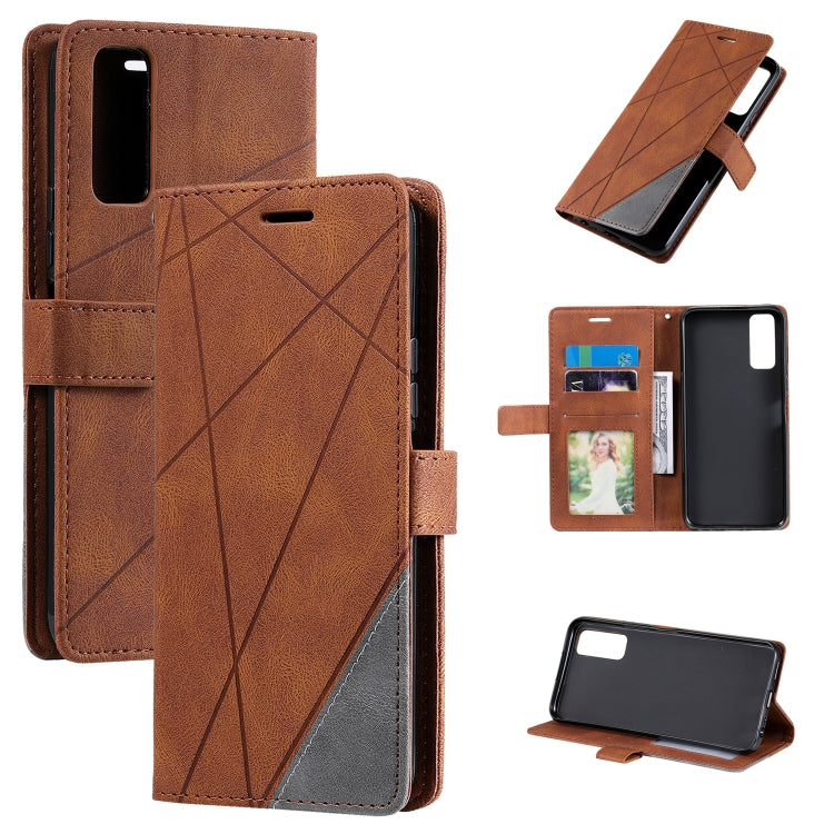 Custodia per cellulare in pelle flip con giunzione orizzontale al tatto, For vivo Y17 / Y3s / Y15 / Y12 / Y11 2019, For vivo Y20 / Y20 2021 / Y20s, For vivo Y51a / Y31 / Y51 2020, December, For vivo Y72 5G / Y52 5G / iQOO Z3