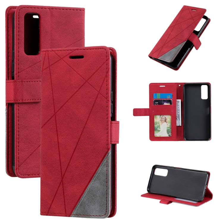 Custodia per cellulare in pelle flip con giunzione orizzontale al tatto, For vivo Y17 / Y3s / Y15 / Y12 / Y11 2019, For vivo Y20 / Y20 2021 / Y20s, For vivo Y51a / Y31 / Y51 2020, December, For vivo Y72 5G / Y52 5G / iQOO Z3
