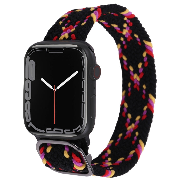 Cinturino in nylon con cinturino a treccia per serie Apple Watch, 7 41mm / 6&SE&5&4 40mm / 3&2&1 38mm