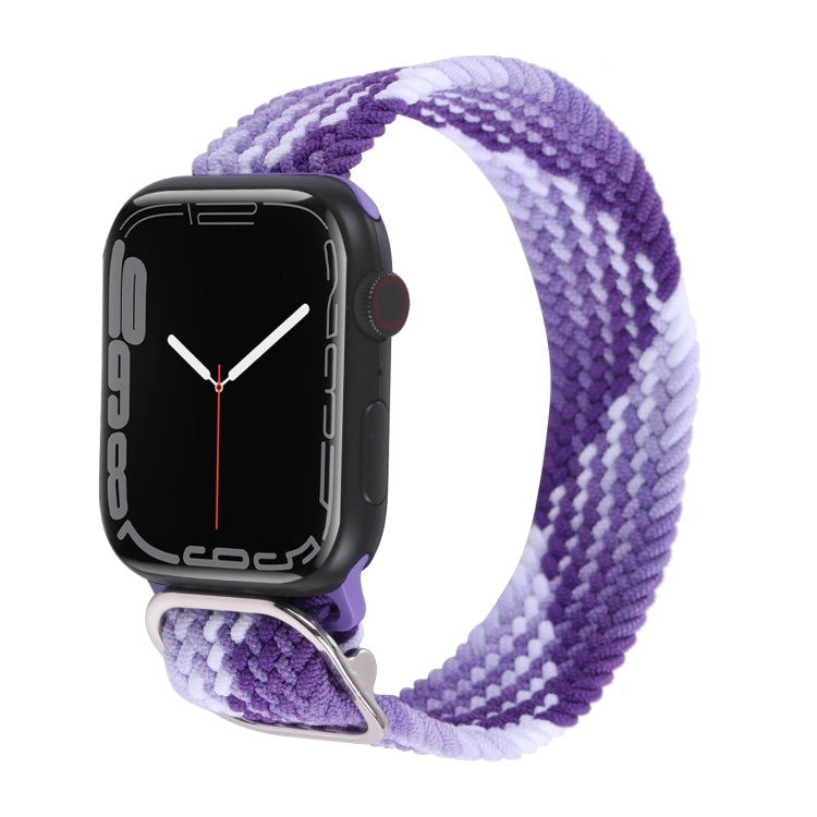 Cinturino in nylon con cinturino a treccia per serie Apple Watch, 7 41mm / 6&SE&5&4 40mm / 3&2&1 38mm