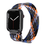 Cinturino in nylon con cinturino a treccia per serie Apple Watch, 7 41mm / 6&SE&5&4 40mm / 3&2&1 38mm