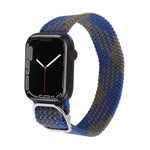Cinturino in nylon con cinturino a treccia per serie Apple Watch, 7 41mm / 6&SE&5&4 40mm / 3&2&1 38mm