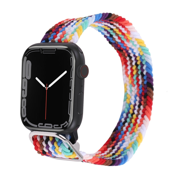 Cinturino in nylon con cinturino a treccia per serie Apple Watch, 7 41mm / 6&SE&5&4 40mm / 3&2&1 38mm
