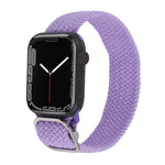 Cinturino in nylon con cinturino a treccia per serie Apple Watch, 7 41mm / 6&SE&5&4 40mm / 3&2&1 38mm