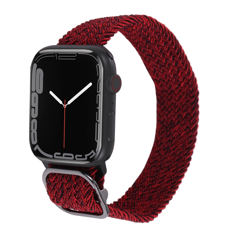 Cinturino in nylon con cinturino a treccia per serie Apple Watch, 7 41mm / 6&SE&5&4 40mm / 3&2&1 38mm