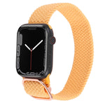 Cinturino in nylon con cinturino a treccia per serie Apple Watch, 7 41mm / 6&SE&5&4 40mm / 3&2&1 38mm