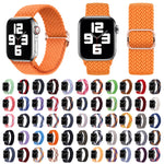 Cinturino in nylon con cinturino a treccia per serie Apple Watch, 7 41mm / 6&SE&5&4 40mm / 3&2&1 38mm
