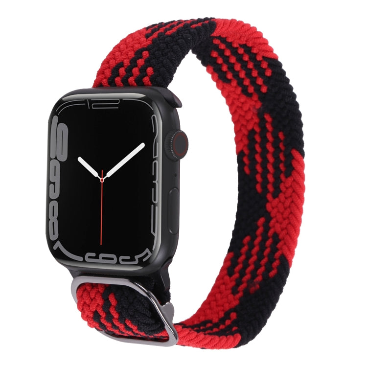 Cinturino in nylon con cinturino a treccia per serie Apple Watch, 7 45mm / 6&SE&5&4 44mm / 3&2&1 42mm