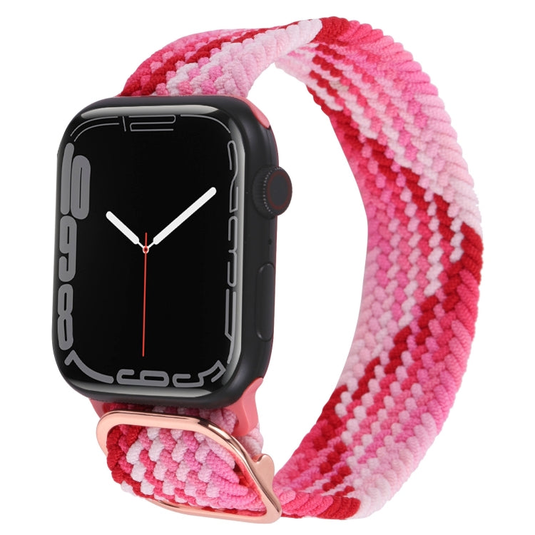 Cinturino in nylon con cinturino a treccia per serie Apple Watch, 7 45mm / 6&SE&5&4 44mm / 3&2&1 42mm