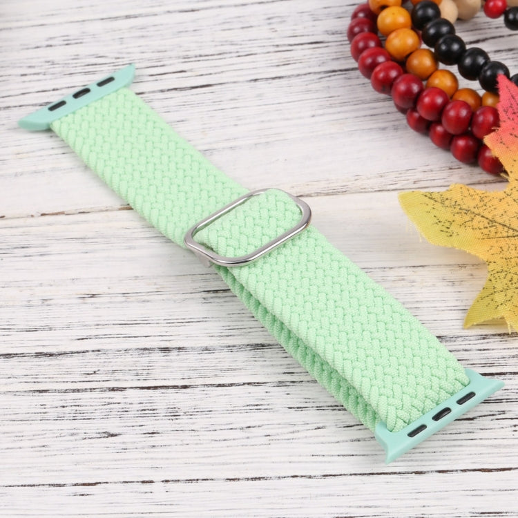 Cinturino in nylon con cinturino a treccia per serie Apple Watch, 7 45mm / 6&SE&5&4 44mm / 3&2&1 42mm