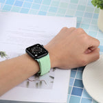 Cinturino in nylon con cinturino a treccia per serie Apple Watch, 7 45mm / 6&SE&5&4 44mm / 3&2&1 42mm