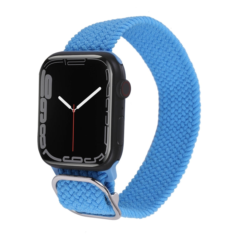 Cinturino in nylon con cinturino a treccia per serie Apple Watch, 7 45mm / 6&SE&5&4 44mm / 3&2&1 42mm