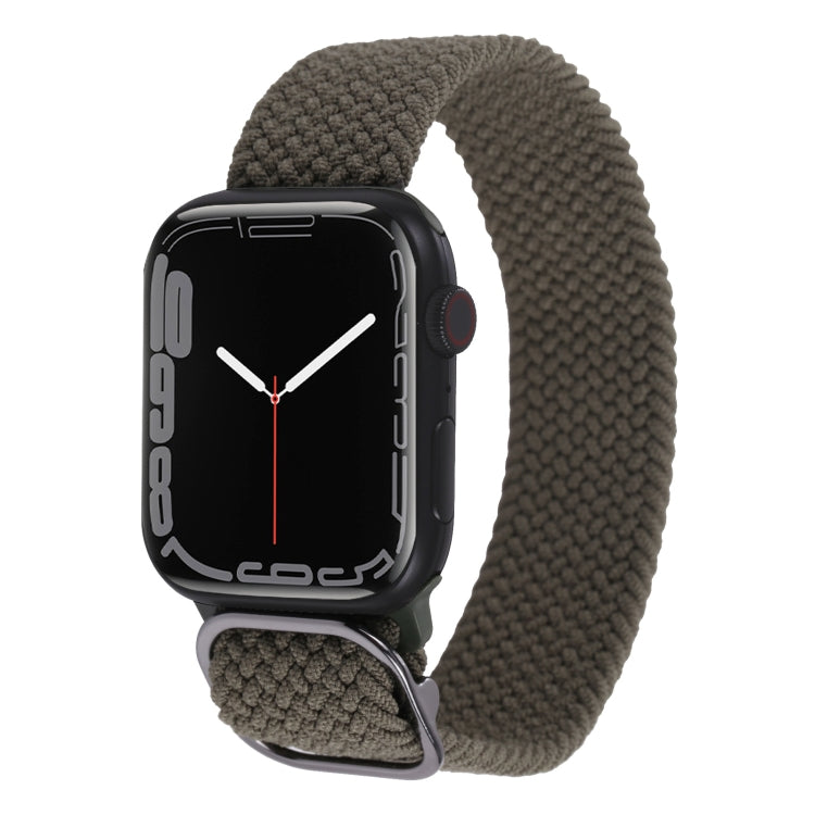 Cinturino in nylon con cinturino a treccia per serie Apple Watch, 7 45mm / 6&SE&5&4 44mm / 3&2&1 42mm