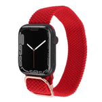 Cinturino in nylon con cinturino a treccia per serie Apple Watch, 7 45mm / 6&SE&5&4 44mm / 3&2&1 42mm