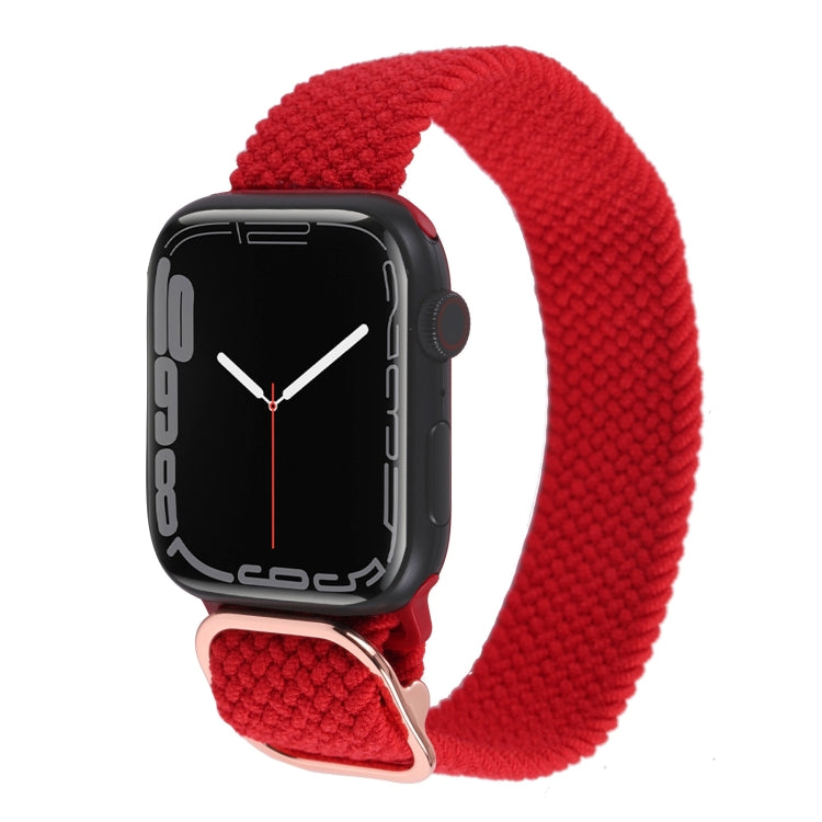Cinturino in nylon con cinturino a treccia per serie Apple Watch, 7 45mm / 6&SE&5&4 44mm / 3&2&1 42mm