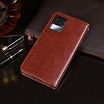Custodia in pelle idewei Crazy Horse Texture con supporto e slot per carte e portafoglio, For Cubot X50, For Huawei nova 9, For Huawei nova 9 Pro