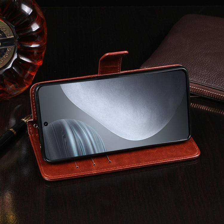 Custodia in pelle idewei Crazy Horse Texture con supporto e slot per carte e portafoglio, For Cubot X50, For Huawei nova 9, For Huawei nova 9 Pro