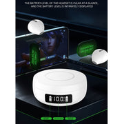X6WS Mini display digitale con riduzione del rumore Auricolare Bluetooth wireless TWS