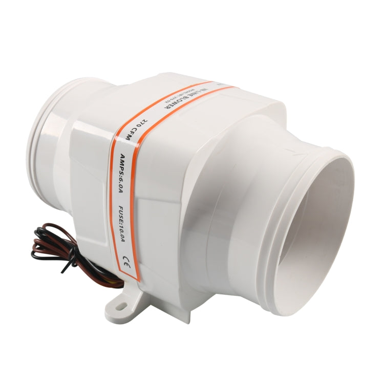 Ventola di scarico per yacht da 4 pollici 12V a 6 pale, A6608-01
