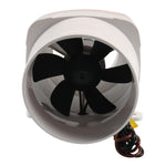 Ventola di scarico per yacht da 4 pollici 12V a 6 pale, A6608-01