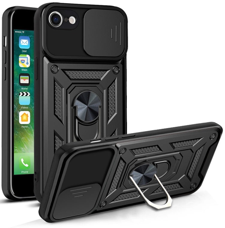 Cover smartphone con protezione fotocamera scorrevole in TPU e PC